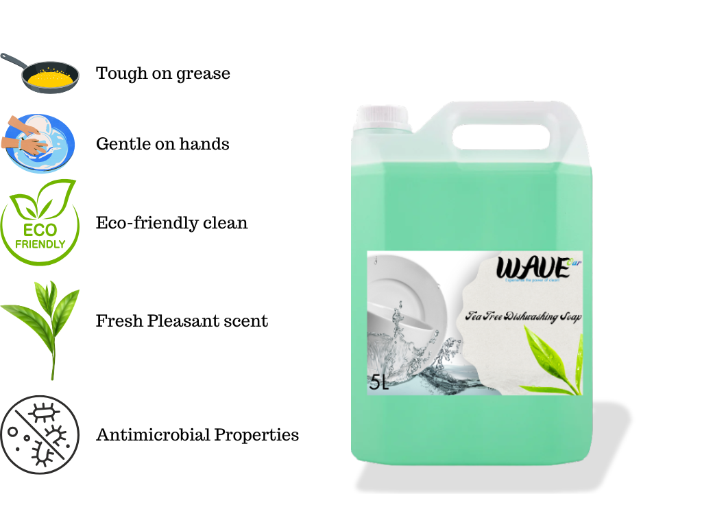 Wave - Eco-Friendly and Cruelty-Free Tea Tree Dishwashing Soap
