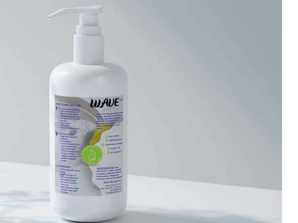 Wave - Eco-Friendly and Cruelty-Free Tea Tree Dishwashing Soap